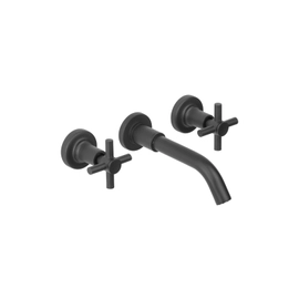 Griferia de Lavatorio pared Estalgrif Tauro black