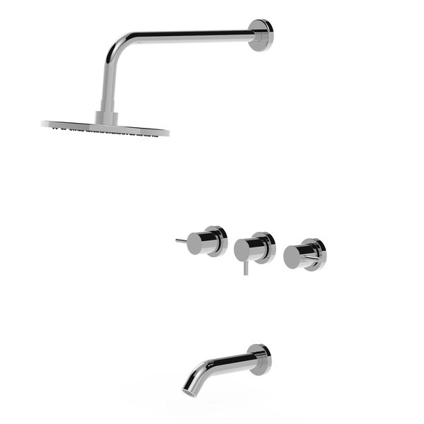 Ducha Para Bañera Vasser Onix 2 Llaves Transferencia