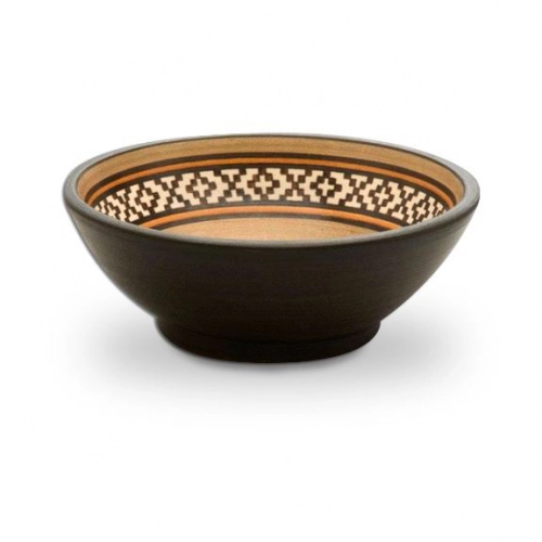 Bacha Fango Artesanal de Apoyo Cerámica Guarda Pampa 35 cm