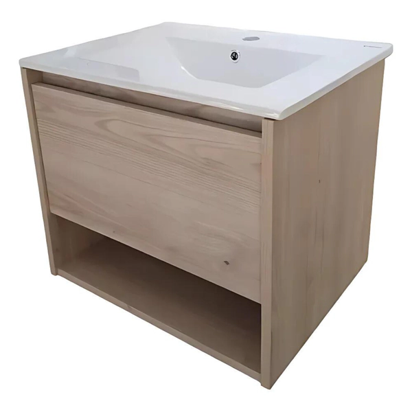 Vanitory Campi tango 50cm con mesada de loza 1 agujero