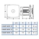 Extractor de aire Cata XMart15 Matic std 2793