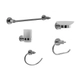 Accesorios para baño Vasser Cyrano 6 piezas