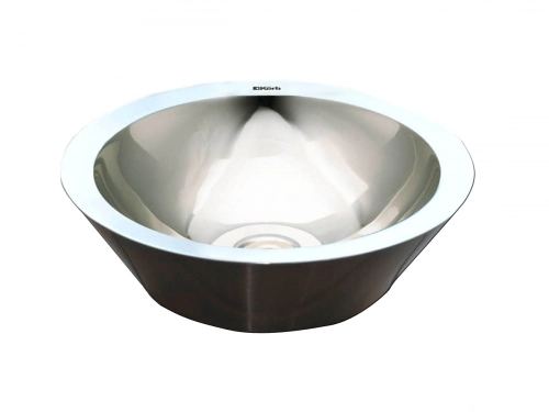 Bacha de acero Korb Lang Metro Amarillo