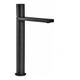 Griferia Lavatorio Monocomando Lounge Mesada Alto Negro Piazza 10702NE