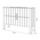 Vanitory Campi deck 100 gris con mesada 3AG