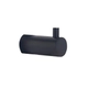 Accesorio de baño Ottone Percha simple Net negro mate
