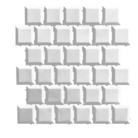 Venecita venetile vintage blanco 014-067-0104 x mt2 (3mts x caja)