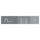 Guardacanto Atrim Quadra Oro deluxe aluminio 1420