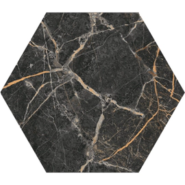 Misiones 17x19.5 ceramica hexagonal 17 black saudi bc1501 x mt2 (1m)