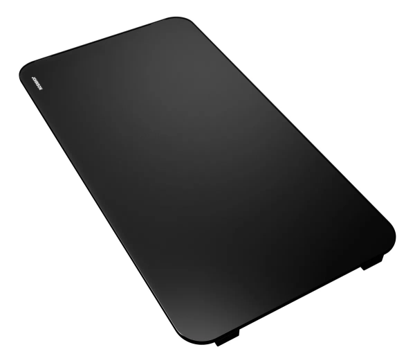 Accesorio de bacha Johnson Quadra Tabla de picar cristal templado TAVTLQ negra