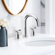 Griferia Baño Peirano Lavatorio Valencia Cromo
