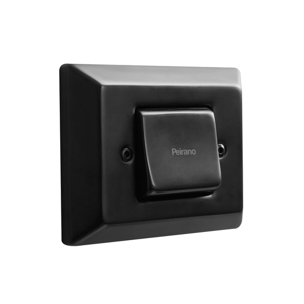 Valvula de Inodoro Peirano Tecno Temporizada black 02-010N