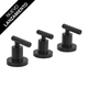 Griferia bidet Peirano Adra black 70-162N