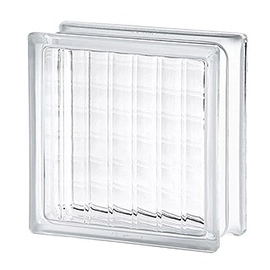 Ladrillo de vidrio Vitroblock Baston cruz grueso Inc