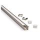 Listel Atrim Lumiere Led de embutir 120mm cromo mate 3945