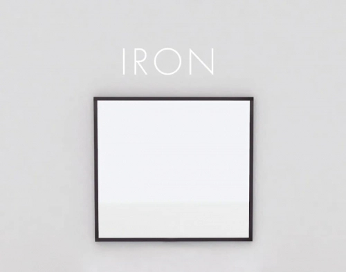 Espejo Campi Iron 60 Roble Vintage EIR60R