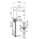 Grifería de lavatorio FV coty monocomando 0181/D9-CR