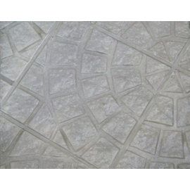 Piso de cemento Lanik adoquinado circ grande gris 1403