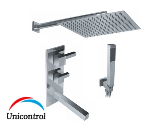Griferia de ducha Hidromet One block 3 vias 3510