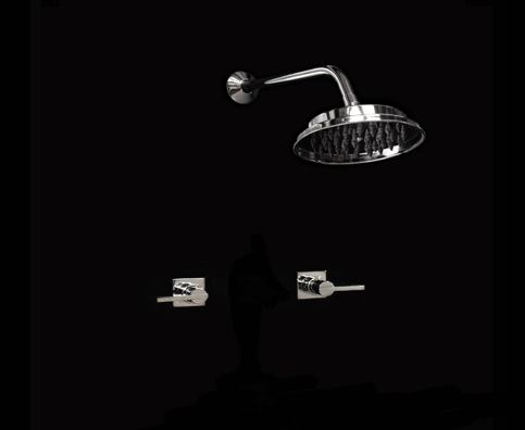 Griferia ducha Robinet Monza s/transf Negro Mate 71212027