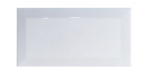 Revestimiento ceramico Piu 7.5x15 Linea Soft Bisel Bco bte