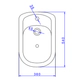 Bidet Deca Vogue Plus 1 Ag bco BAV.51.17