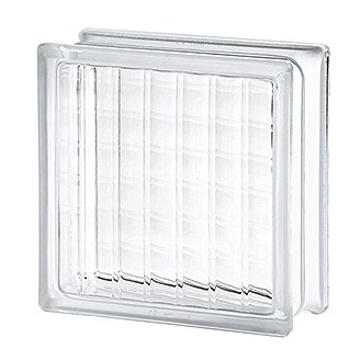 Ladrillo de vidrio Vitroblock Baston cruz grueso Inc