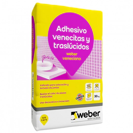 Adhesivo Col Veneciano Weber  Nieve De 30 Kg
