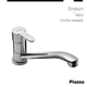 Grifería de Cocina Mesada Piazza Emblem 10012