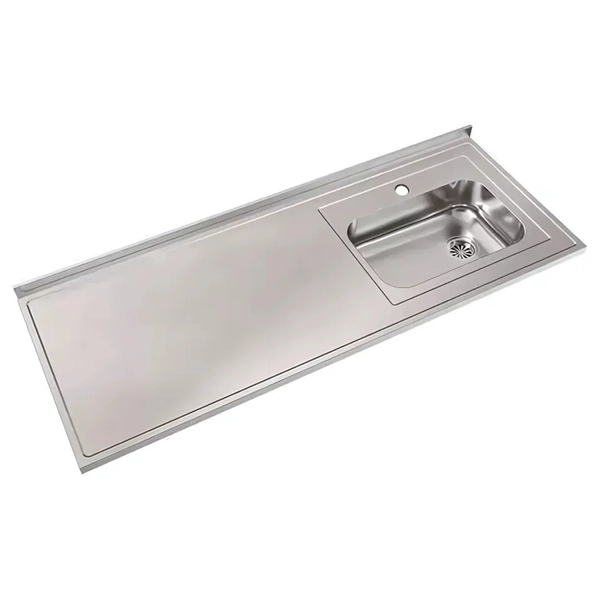 Mesada Johnson 160x61 con bacha simple ZZ52 lado derecho 1 AG