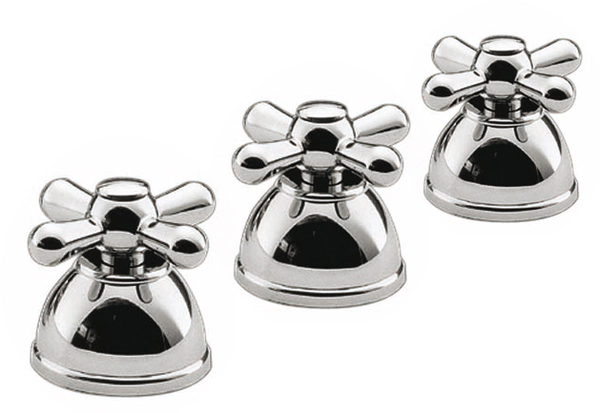 Griferia de bidet Peirano Ares Cromo Blanco 314