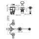 Juego de bidet Cipres FV 0295/N2-CR