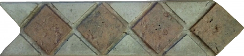 Guarda cementicia Lanik 08x30 Terractota matiz/gris 5950