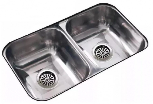 Bacha Johnson Doble 59.8x34x13 CC28B Cromo