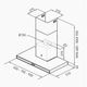 Campana de cocina TST 60-A-3V-CM colhue de pared 300-60