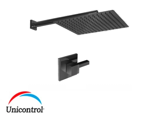 Griferia de ducha Hidromet One block s/transf black 3504