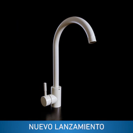 Griferia de cocina monocomando Ultragrif Bono white light tan UGLE203W10