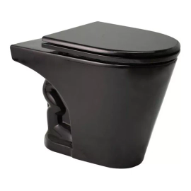 Inodoro corto Ferrum Marina negro MAR-IN-004-NE