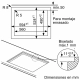 Anafe Bosch 4 hornallas a gas 60 cm PPP6A6B20 Negro