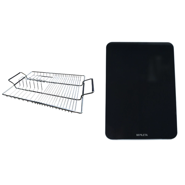 Cesto escurridor + tabla de vidrio Mi pileta 718E