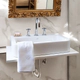 Bacha de baño Ferrum trento 3AG blanco TRE-MS-301-BL