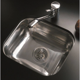 Bacha de cocina simple Johnson c/antirrebalse E37