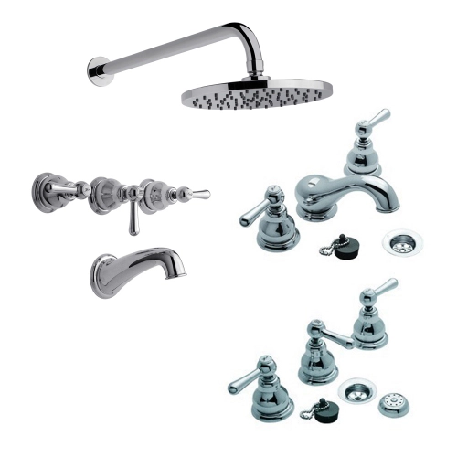 Griferia Baño Fv Denisse 64 lever Lavatorio Bidet Ducha