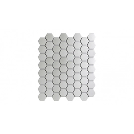 Mosaico cerámica esmaltada Piu 26x30 Hexa Blanco