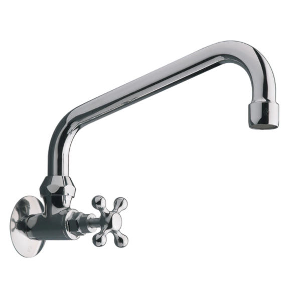 Grifería FV una llave de pared pico movil 0421-CR