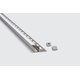 Perfil Atrim Lumiere led Quadra simple 10x13mm cr mate 3963