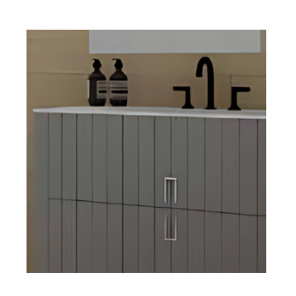 Vanitory Campi Deck 100 Gris c/mesada 1ag DE100CLM GRIS