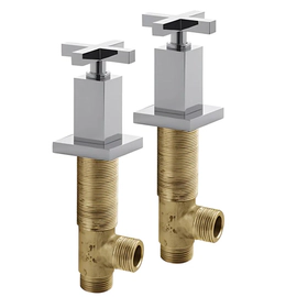 Llave de paso FV domini lateral cromo 0210.0R/85-CR