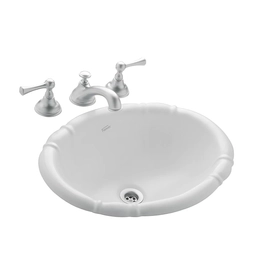 Bacha de lavatorio Ferrum armonica osiris blanca ARM-BH-140-BL