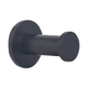 Accesorio de baño Ottone Percha disco Basic negro mate